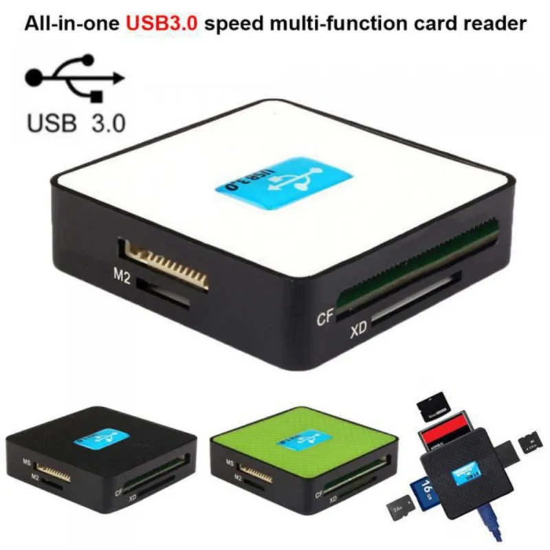 USB 3 0 устройство для чтения карт памяти все в одном 5 Гбит/с высокоскоростной TF CF XD