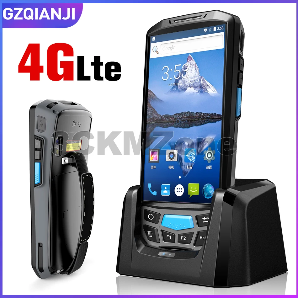 Android 7,0 портативный терминал PDA Беспроводной Wi-Fi Bluetooth сканер штрих-кода 1D 2D QR считыватель штрих-кода система сбора данных с Bluetooth PDA