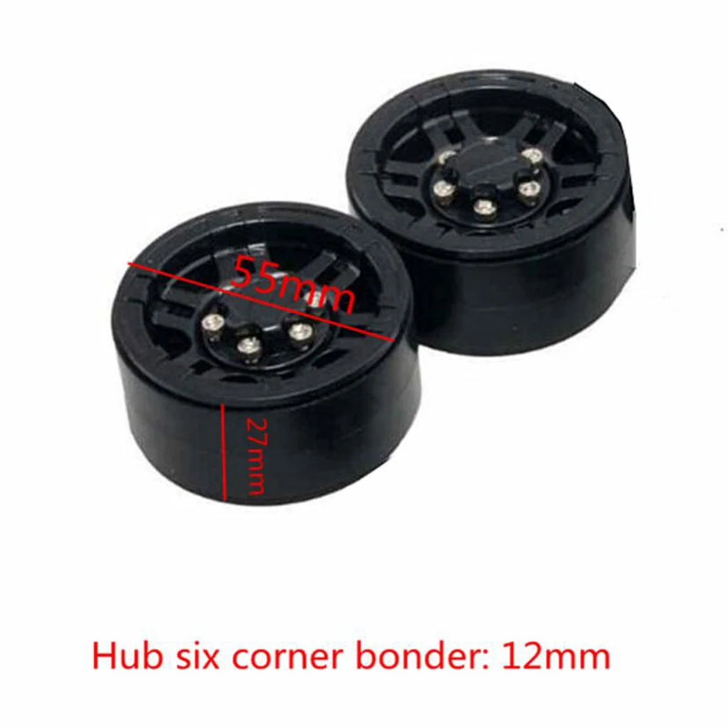 

RC Climbing Car Parts Plastic Wheel Rim Hub 1.9 Inch for 1:10 Scale D90 D110