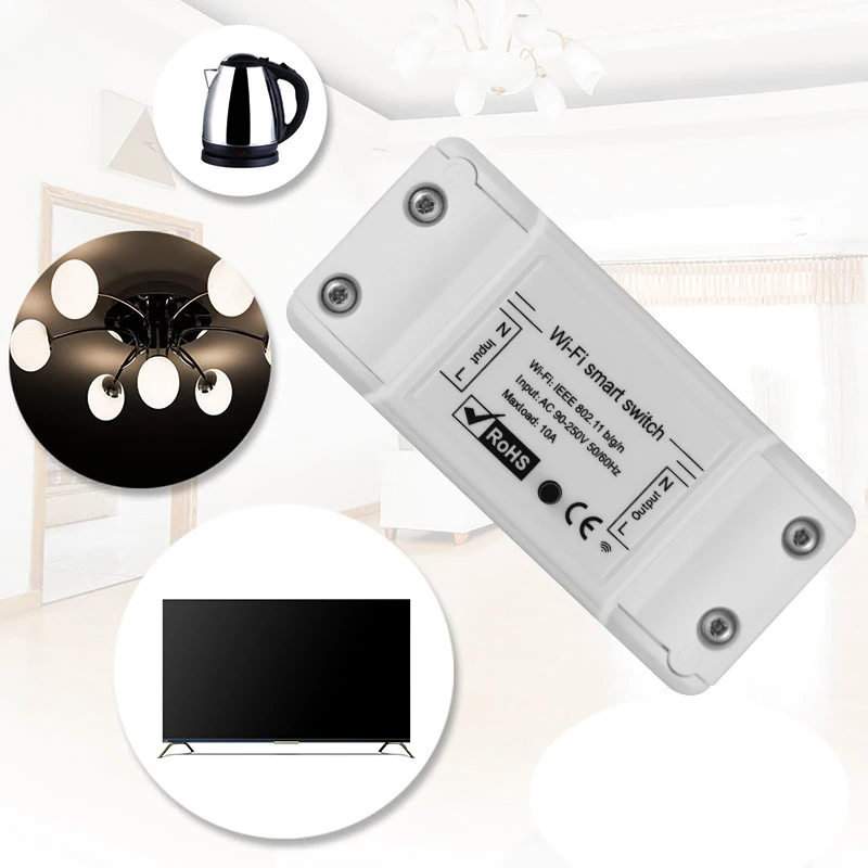 90V--250V переменного тока 50/60 Гц Домашний Мини WI-FI smart timer смарт-модуль автоматизации