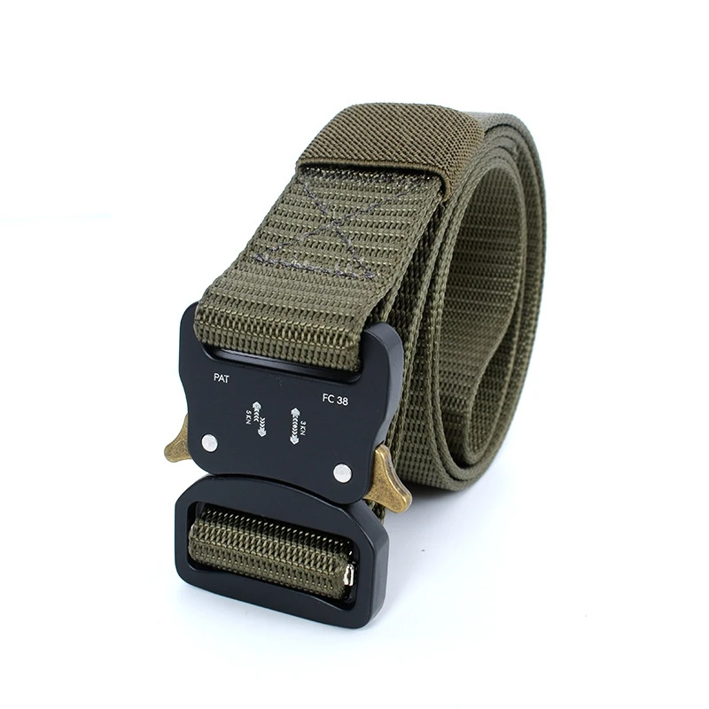 

Men's belt fashion versatile Korean fashion tactical belt narrow young students outdoor sports nylon belt