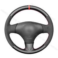 hand sew black suede carbon fiber car steering wheel cover for mazda mx 5 mx5 miata nb 1998 2003 2004 2005 rx 7 rx7 1999 2001