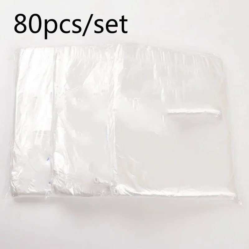 80pcs set Одноразовый инструмент для ухода за ногами 55*65 см, 80 шт., экологически чистые вкладыши для ванны, мешки для бассейна, для ног, педикюр, спа, уход за кожей - Цвет: 80pcs set