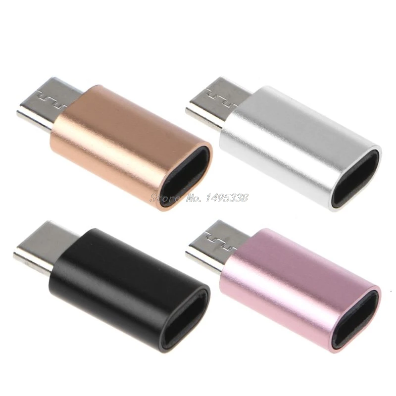 Металлический Переходник USB C Type Мама папа удлинитель адаптер для зарядки Samsung Xiaomi