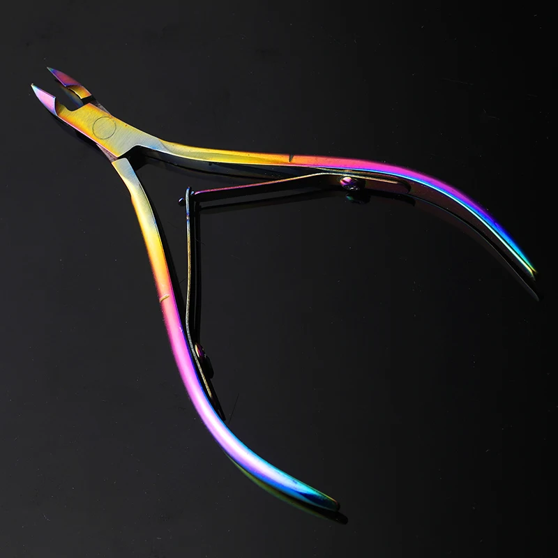 Черная матовая Кусачка для ногтей LEMOOC пинцет из нержавеющей стали Машинка