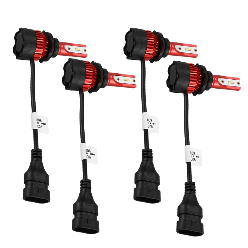 K5 9005 9006 Cob 136W 16000Lm комбинированный комплект светодиодных фар Hi/Lo лучевые лампы 6000K