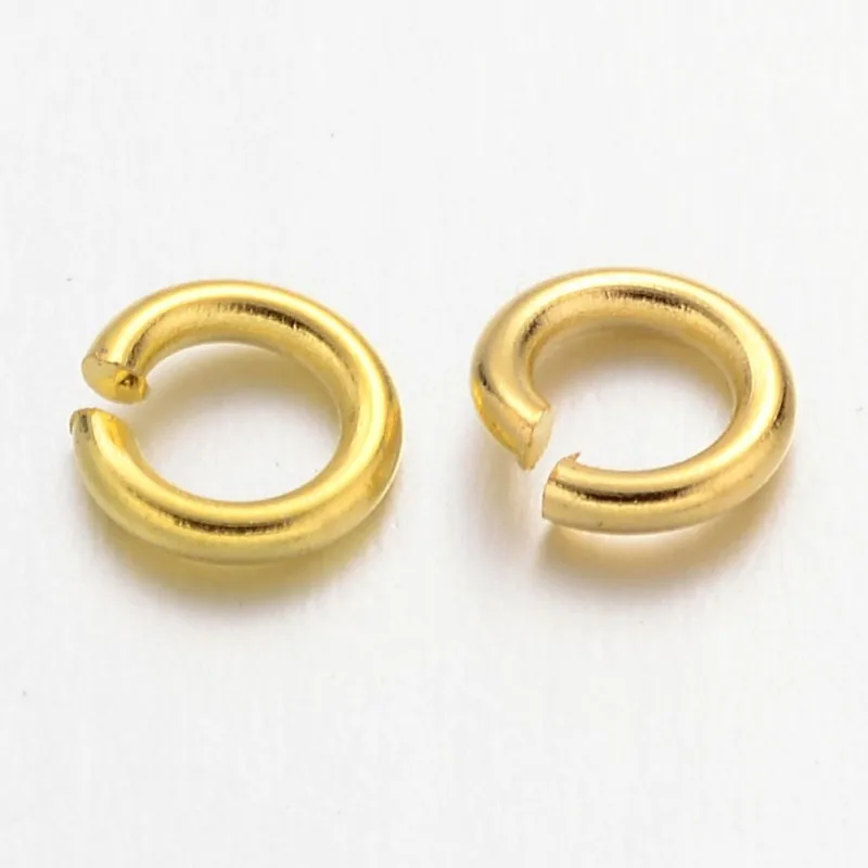 Латунные открытые соединительные кольца с разрезом 110 шт. 10 г 5 х1 мм фурнитура для
