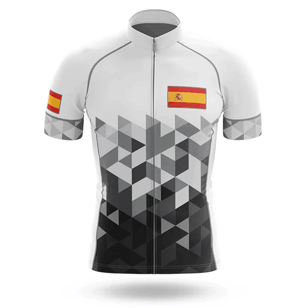2020 pro TEAM Spain maillot ciclismo hombre verano Джерси с коротким рукавом летняя быстросохнущая