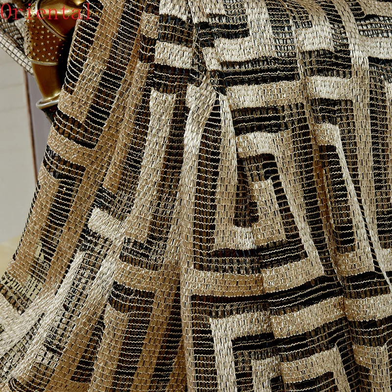 

New Arrival Chinese Luxury Curtains Sheer For The Living Room Bedroom Tulle Window kitchen Lace Quality Blinds