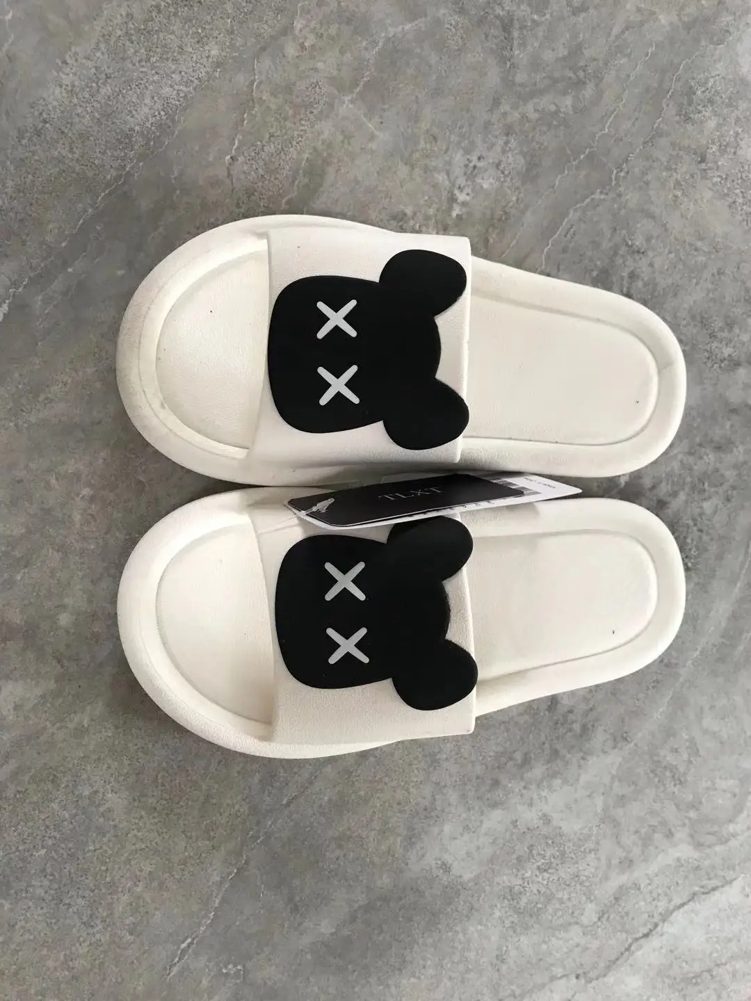 Домашние мягкие тапочки TLXT с утолщенной подошвой нескользящая комнатная обувь