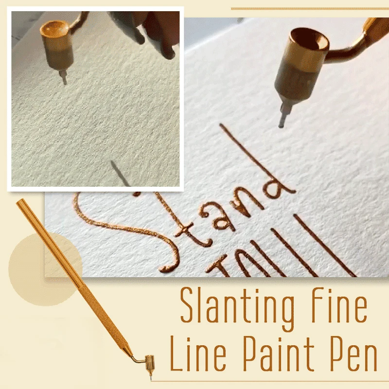 

New Slanting Fine Line Paint Pen Precision Touch Up Paint for Rock Chips and Scratch Repair 1/2pcs