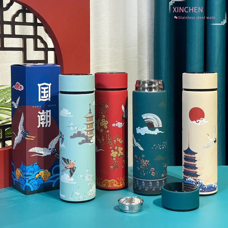 Cup Intelligent Temperature Display Chinese Style Cup Ins Trend Men And Women Tea Cups Iiterary Teacups