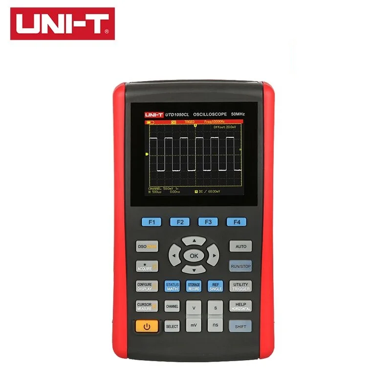 UNI T UTD1050CL Ручной цифровой осциллограф Scopemeter мультиметр измеритель объема