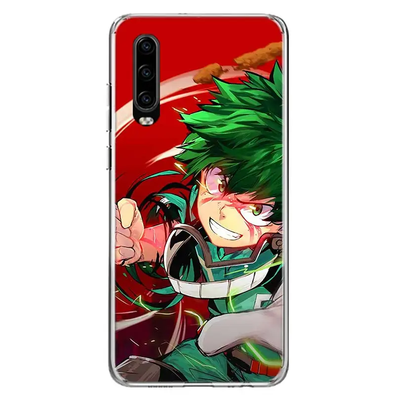 Чехол Boku для телефона с аниме героями академии Huawei P30 P40 P20 P10 Mate 30 20 10 P Smart Z Lite Pro Plus +