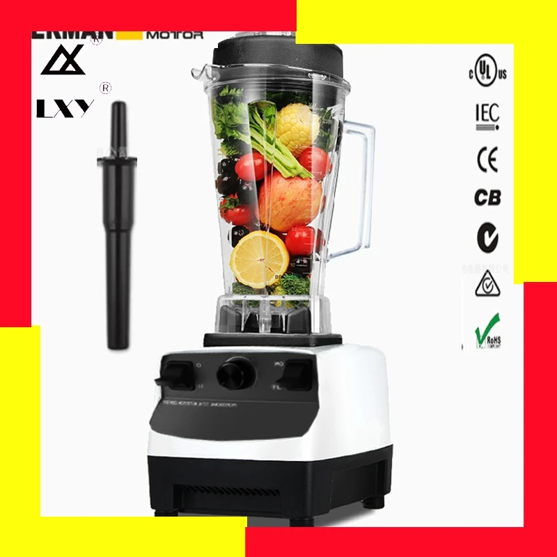 2L Heavy Duty Commercial Blender Professional Blender Mixer Food Processor Japan Blade Juicer Ice Smoothie Machine 2200W