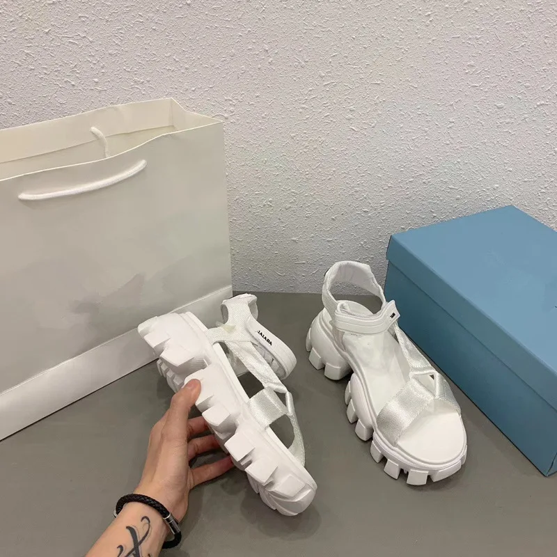 

Pujia Velcro sandals women's shoes 2020 summer new sandals women's summer