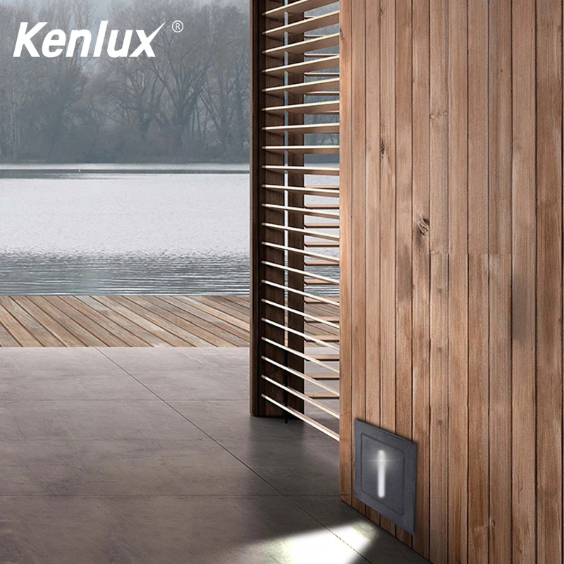 Утопленный светодиодный светильник для лестницы уличная комнатная настенная