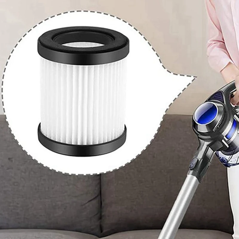 

12 Pack Replacement Hepa Filter Vacuum Cleaner Parts for Moosoo XL-618A Cordless Handheld Vacuum Cleaner Accessories