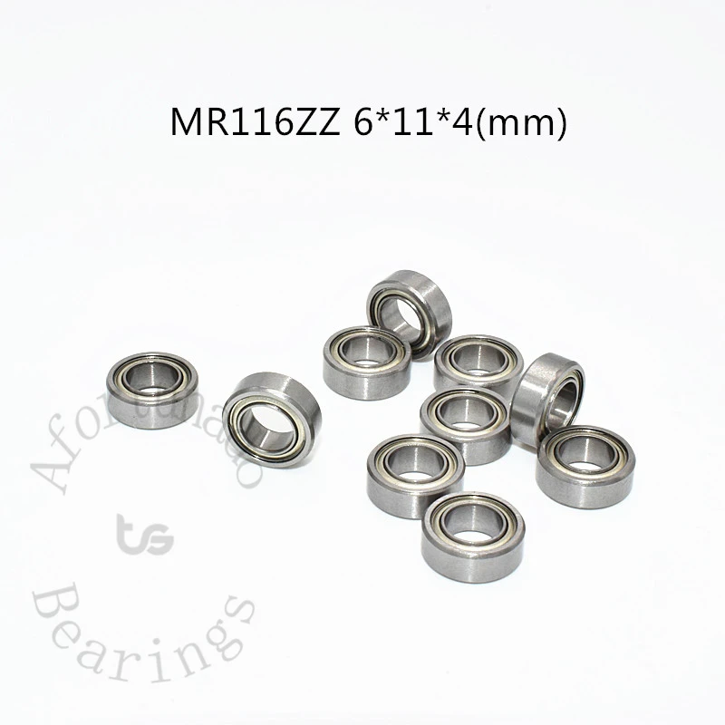 

MR116ZZ 6*11*4 (мм) 10 шт. металлические герметичные миниатюрные подшипники из хромистой стали