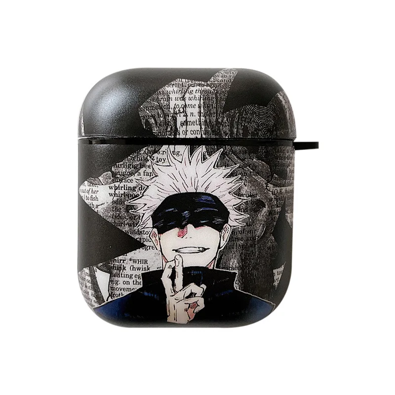 

Anime Jujutsu Kaisen Gojo Satoru Black Apple AirPods Case Cover Airpod Case Air Pods Case Airpod Pro Case Air Pods Pro Case