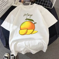 new summer women t shirt oversized short sleeve mango graphic print 90s girls tee shirt female clothing kawaii cute t shirts