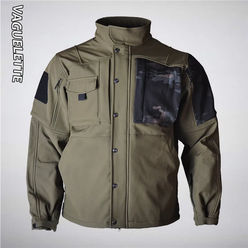 

Vaguelette Men Winter Jacket Military Style Camouflage Men Out Wear Hunting Outdoor Waterproof Tactical Jacket S-3XL