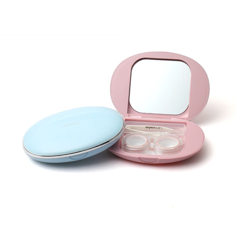 

Magnetische Inductie Contact Lens Case Slim Ontwerp Contactlenzen Case Eye Contacten Case