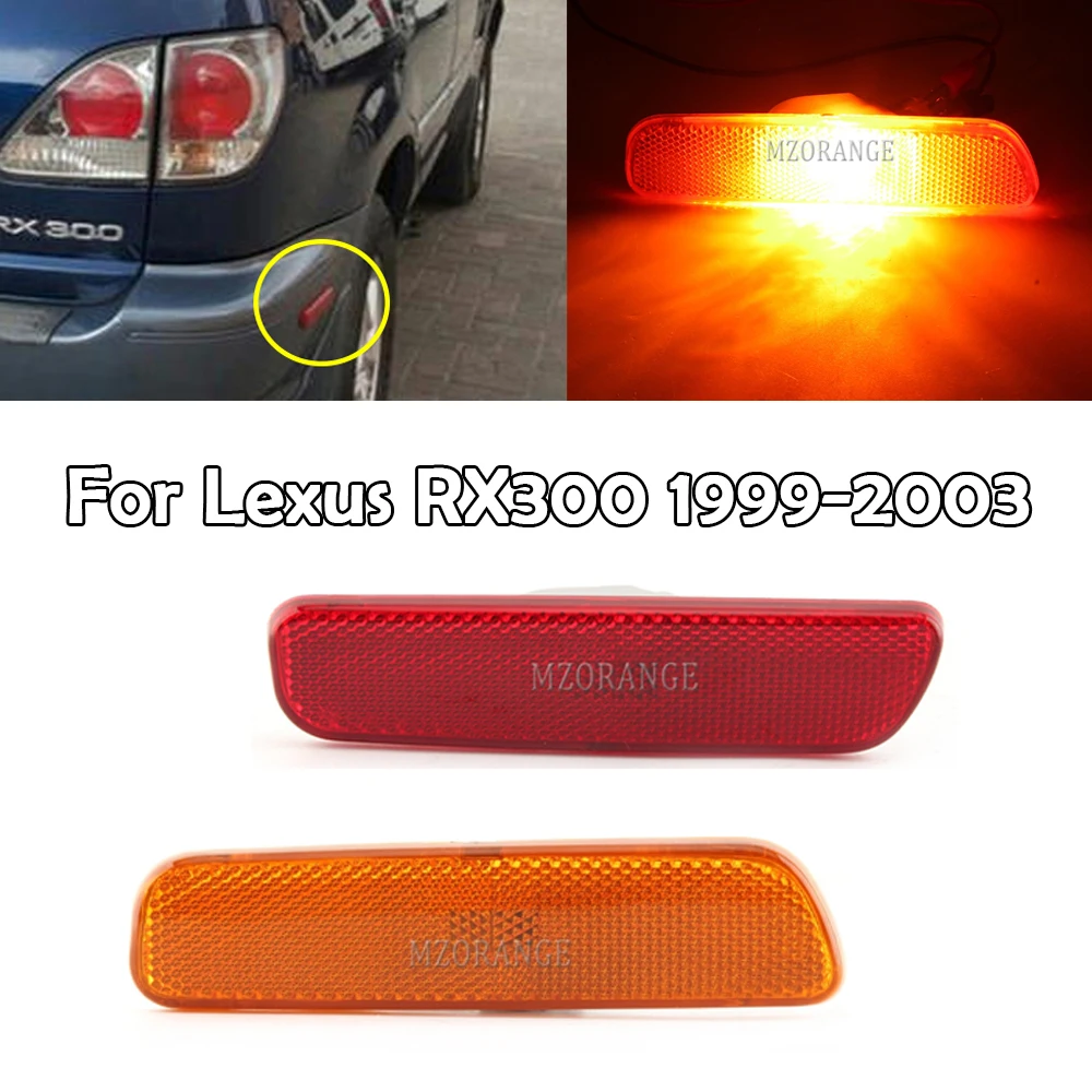 

Turn Signal Marker Light For Lexus RX300 81760-48010 1999-2003 Yellow Red Lamp Turn Signal Light Fog Lamp car assembly MZORANGE