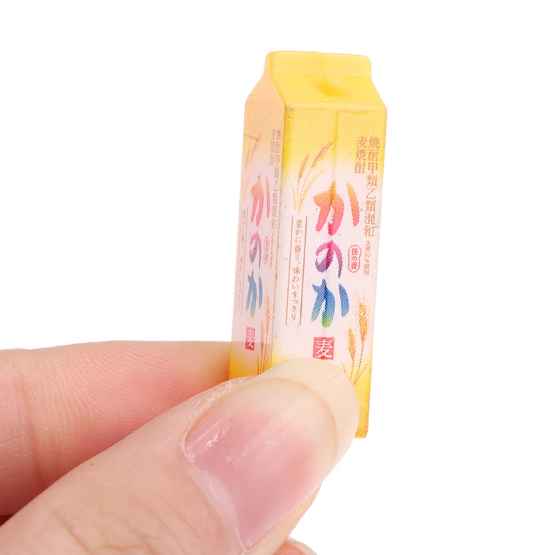 

5 шт. миниатюрная коробка для сока для кукольного домика, аксессуары для кукольного домика, еда и игрушки