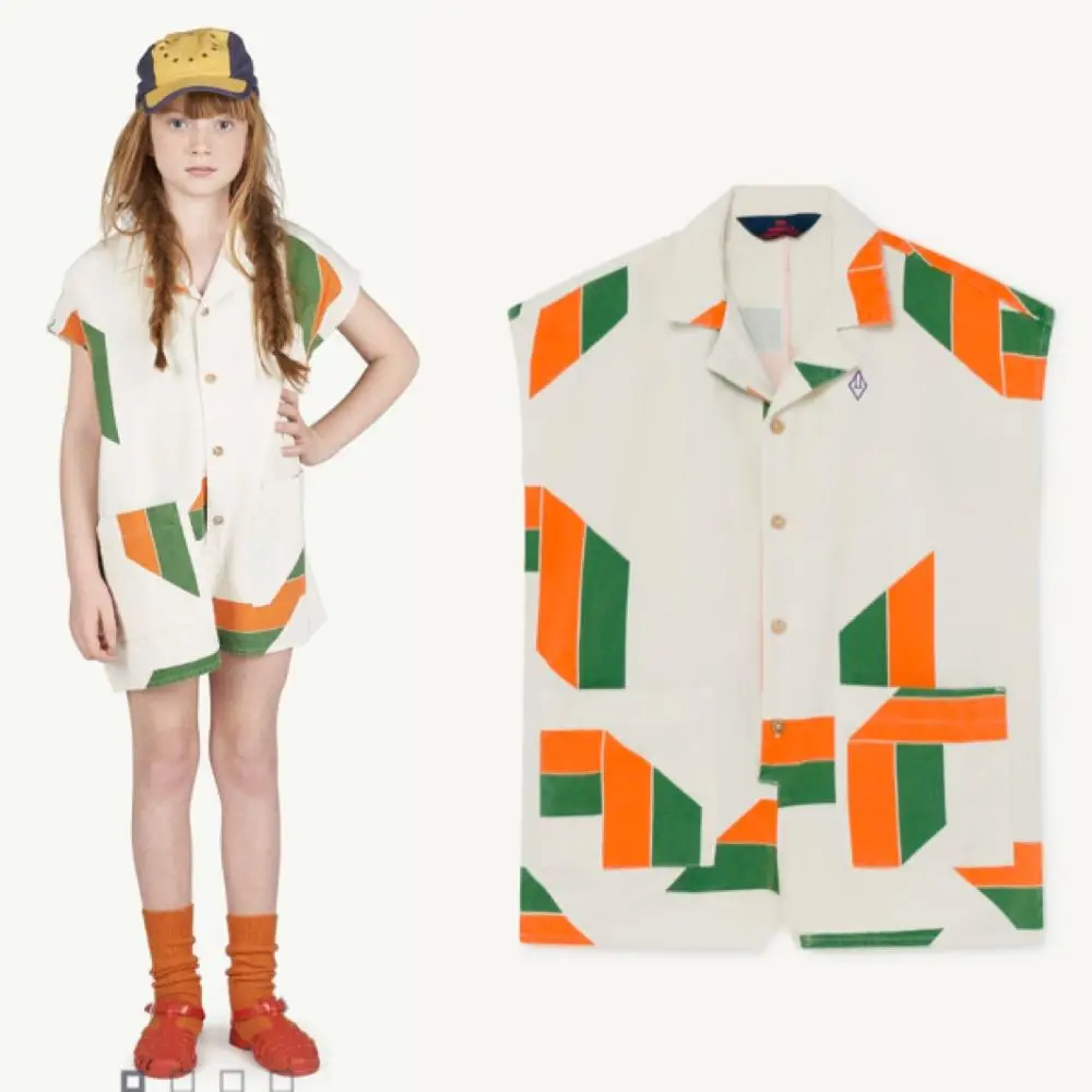 2020 летние Тао Брендовая детская одежда комплект одежды для маленьких девочек