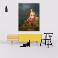 citon francois gerard%e3%80%8acorinna with her harp on cape misenus%e3%80%8bcanvas oil painting picture wall background decor home decoration