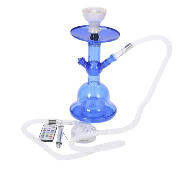 

New Acrylic Hookah Shisha with Color LED Light Tobacco Plate Bowl Hose Nargile Sheesha Narguile Chicha Shisha Hookah Set