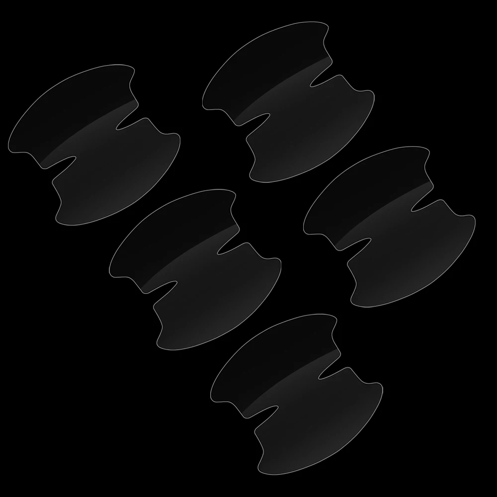 5 шт. наклейки на дверные ручки автомобиля защитная пленка для Skoda Octavia A5 A7 Fabia Superb