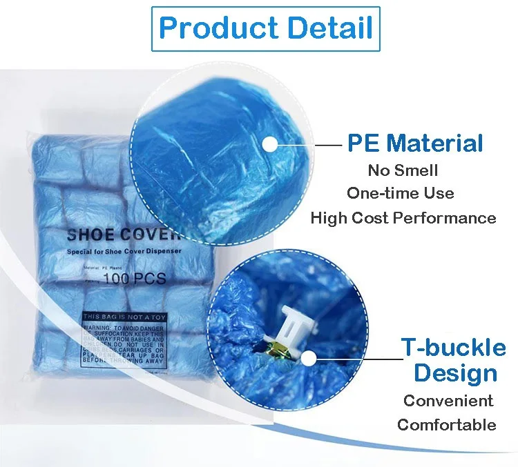 100 шт. одноразовые пылезащитные Чехлы для обуви|Бахилы| |