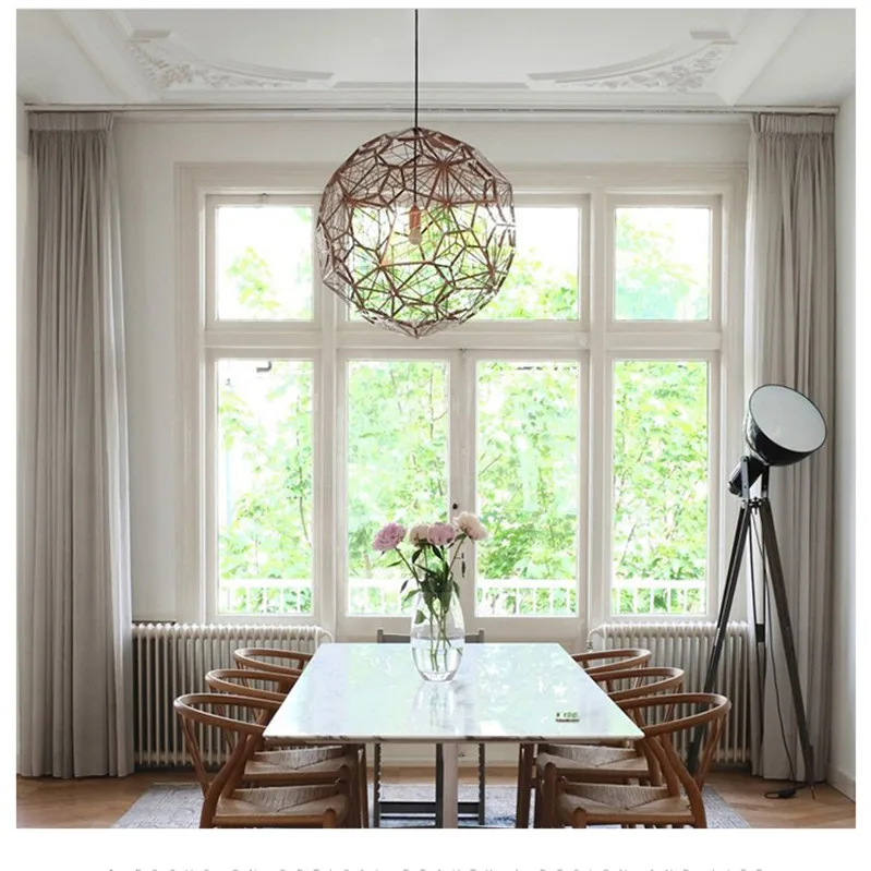 Современные итальянские золотые медные серебряные Висячие веерные светильники