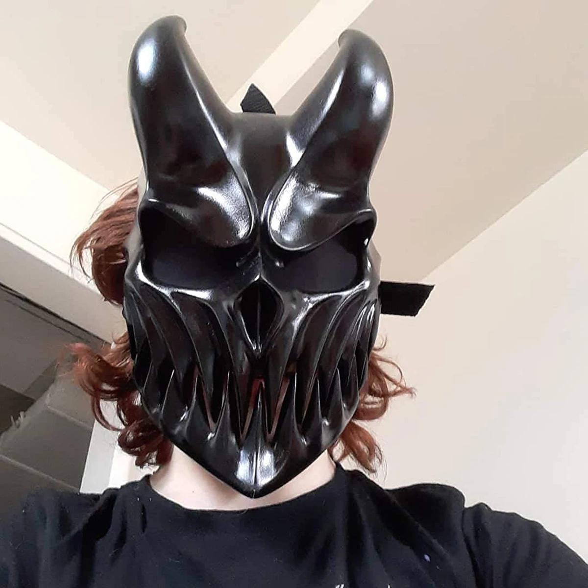 

Cosplay Mask Kid of Darkness Face Masks PVC Slaughter To Prevail Demolisher Demon Mask Halloween Costume Masquerade Party Props