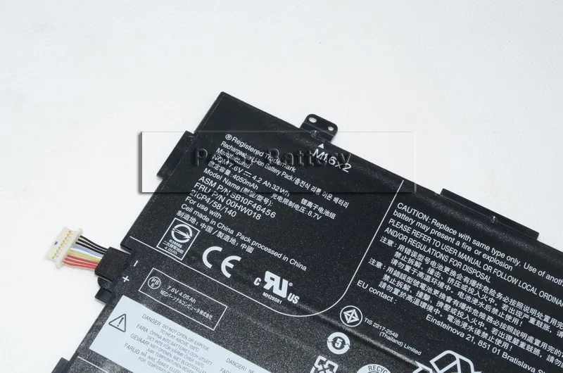 JIGU 7 6 V 32WH Оригинальный аккумулятор для ноутбука 00HW016 SB10F46454 SB10F46455 SB10F46456 Lenovo ThinkPad 10 2