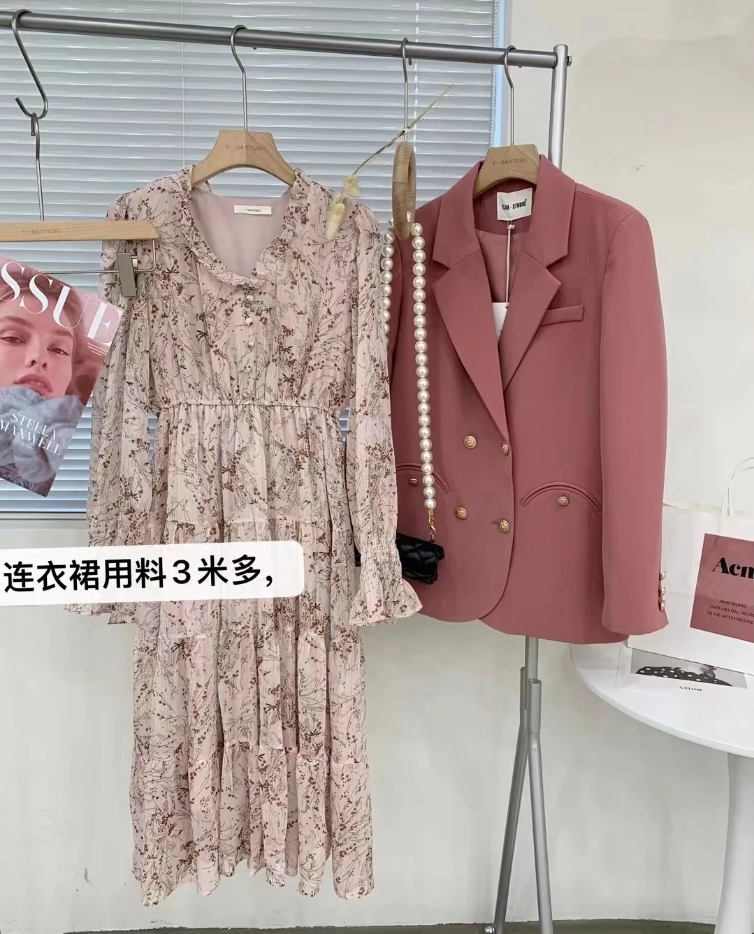 

2021 Spring Summer New Korean Printed Chiffon Dress Women's Bandage Oversized Long Sleeve Loose Pleated Dress Femme Maxi Dress