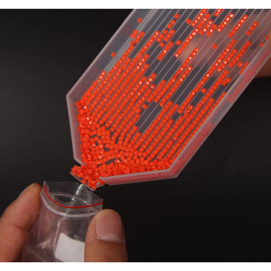 

4Pcs DIY Diamond Painting Diamond Embroidery Accessories Large Capacity Big Drill Plate Plastic Tray Big Kits Point drill pen