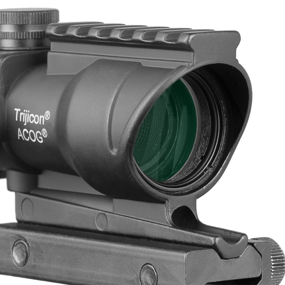 Trijicon Hunting ACOG 4X32 Riflescope Rail Optics Red Green Dot Cross IlluminatedGlass Etched Reticle Tactical Optical Sight | Спорт и