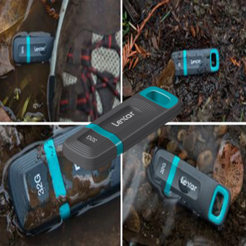 Lexar Lectra жесткий U диск 32G 64GB 128GB Водонепроницаемый шифрование промышленного класса