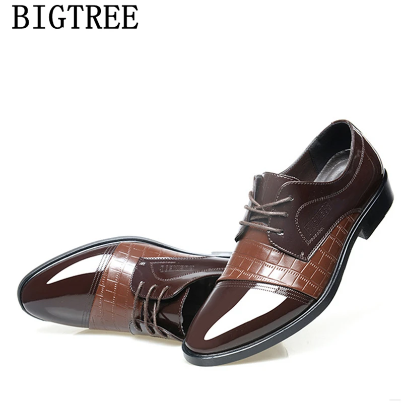 Роскошные Для мужчин офисные туфли в итальянском стиле туфли-оксфорды для