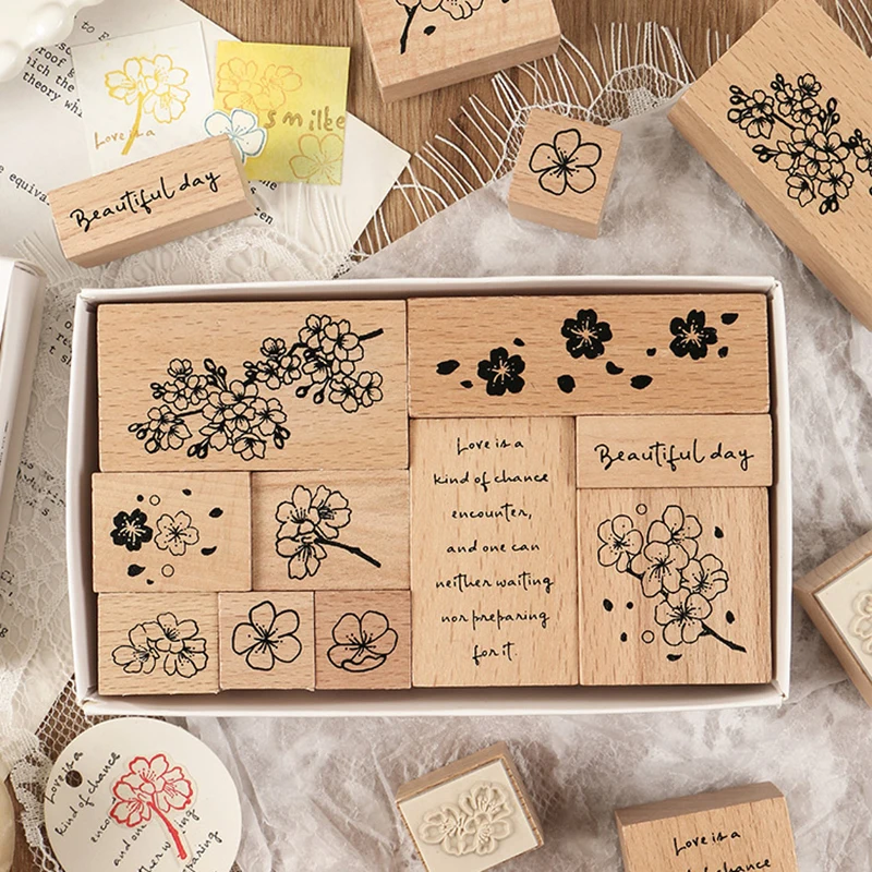 10 шт. винтажные английские декоративные штампы в виде лепестков | Дом и сад