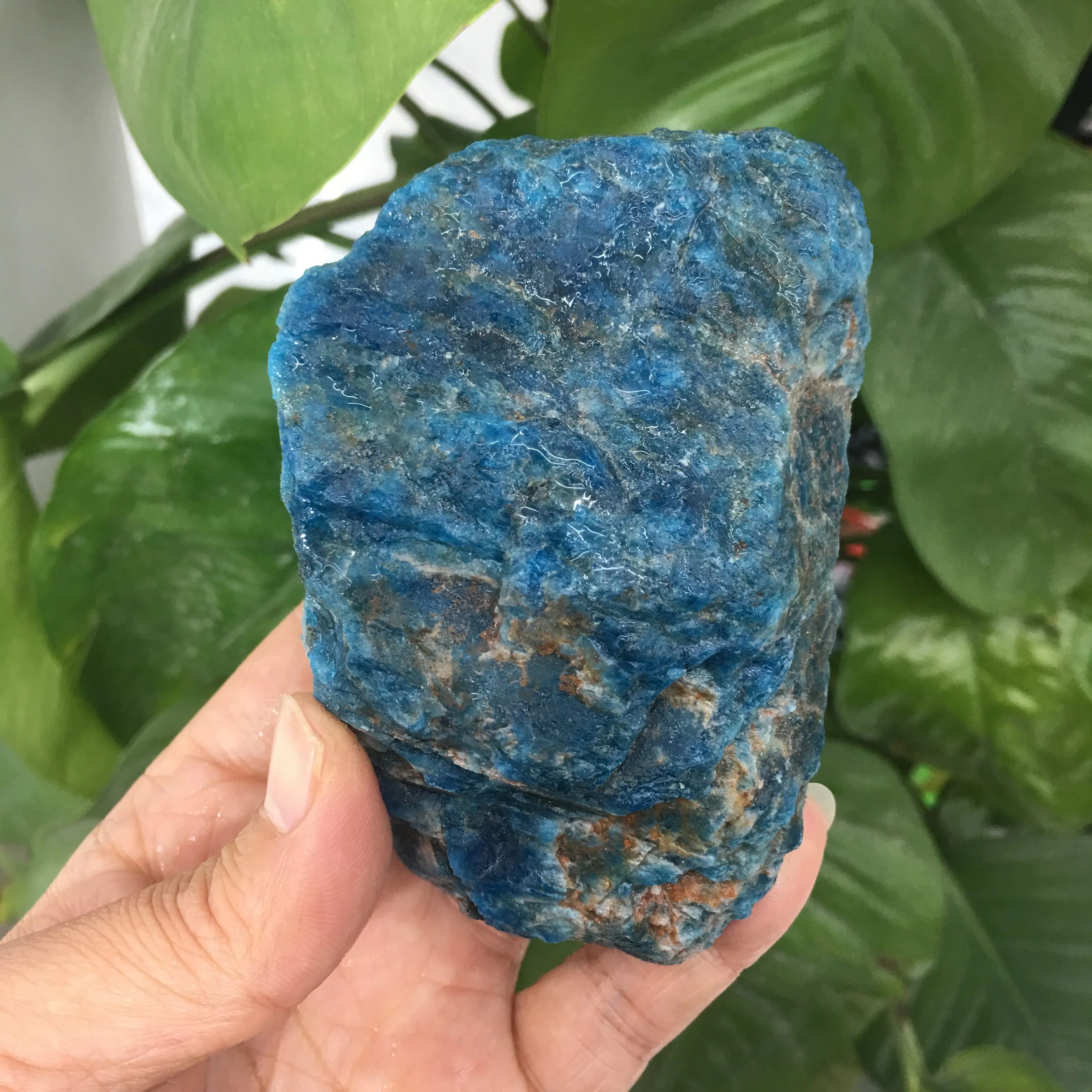 

Natural Blue Apatite Crystal Quartz Ore Mineral Home Decoration Reiki Healing Rock Energy Rough Stone Specimen Gem Ornament