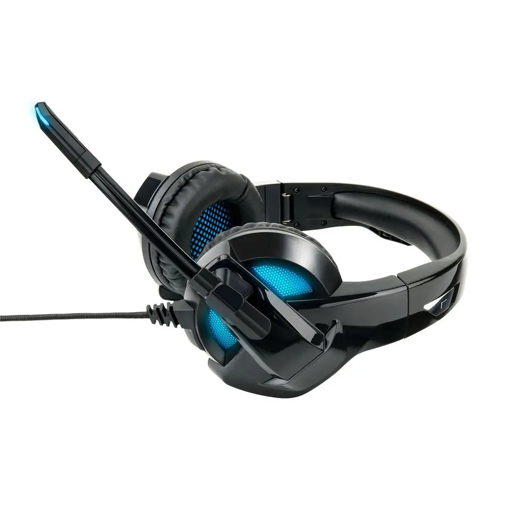 

Wired Gamer Headphones Stereo Music Led Light Wired Computer Headset With Microphone 3.5MM Foldable earphone For laptop