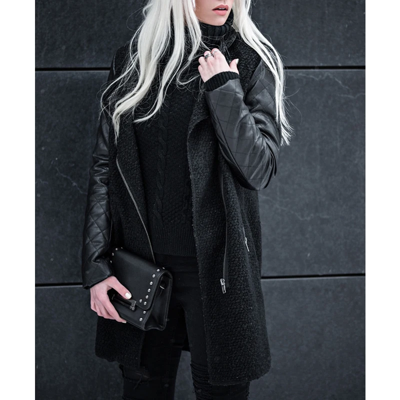 Ветровка куртка осенняя и зимняя с боковой молнией кардиган пальто Повседневная