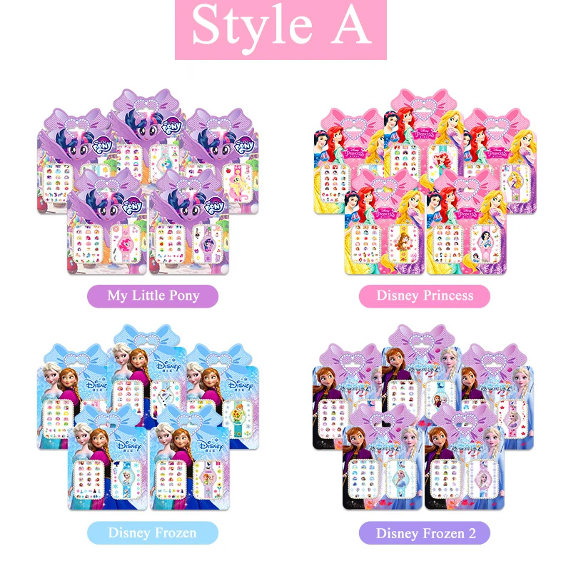 Игрушки для макияжа девочек Холодное сердце 2 Эльза и Анна наклейки ногтей Дисней