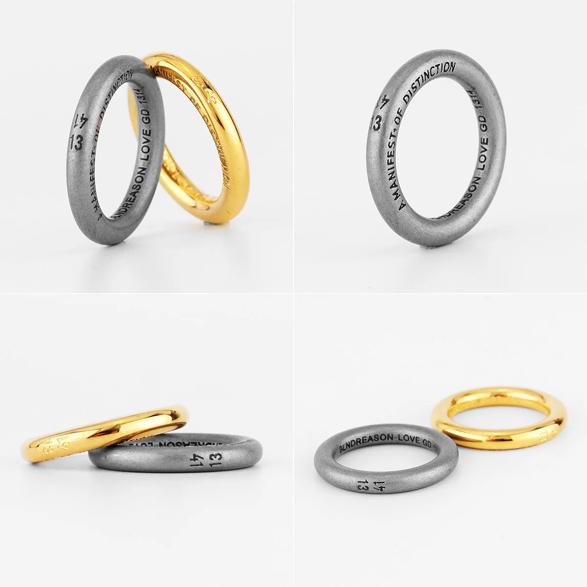 Кольца мужские из нержавеющей стали для влюбленных винтажные простые парные в