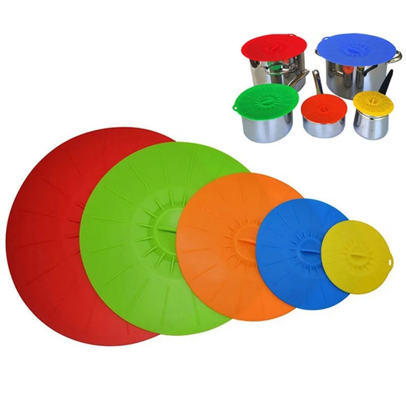 Siliconen Vershoud Deksels кастрюля крышка многофункциональная свежесть миска для