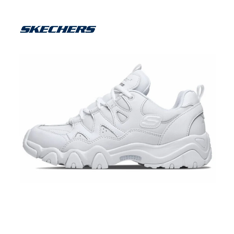 Женские кроссовки на платформе Skechers повседневные массивной для прогулок 88888328-WHT |